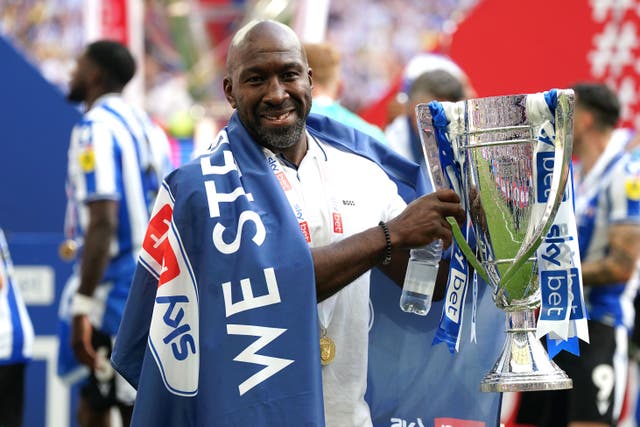 Sheffield Wednesday manager Darren Moore has left the club by mutual consent after leading them to promotion (Nick Potts/PA)