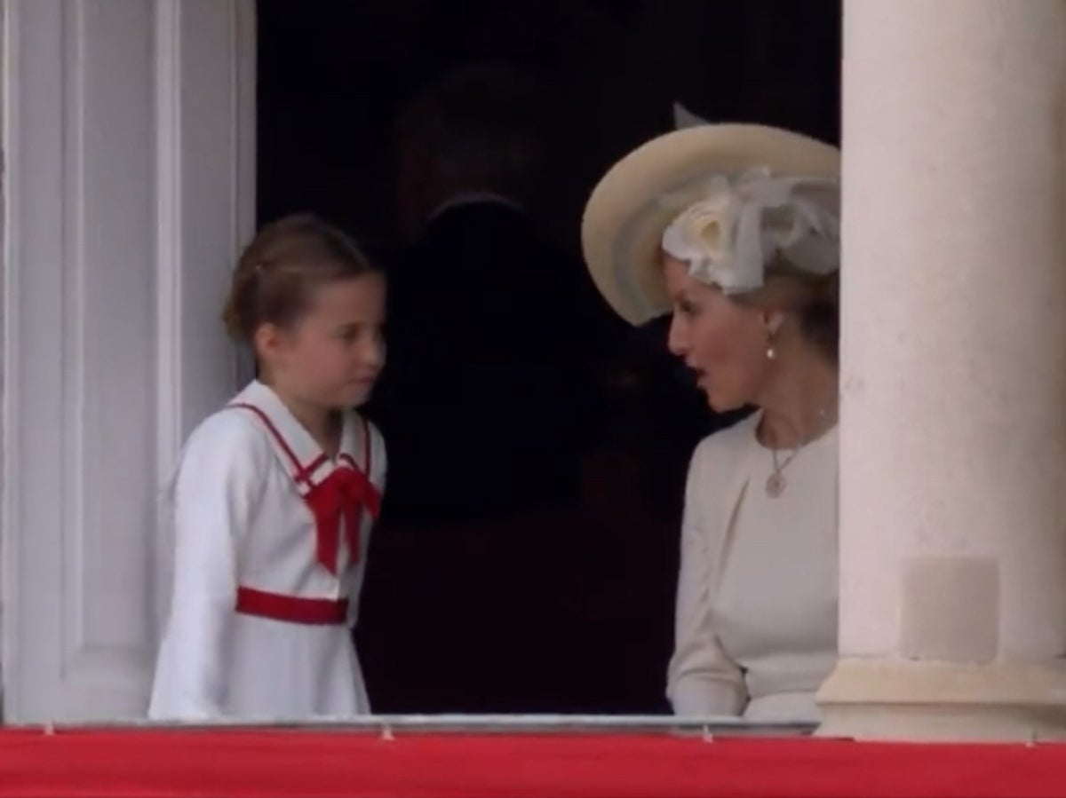 Royal fans think Duchess of Edinburgh ‘told off’ Princess Charlotte during Trooping the Colour