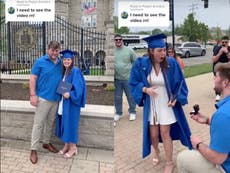 Man sparks debate about engagement etiquette after proposing at girlfriend’s college graduation