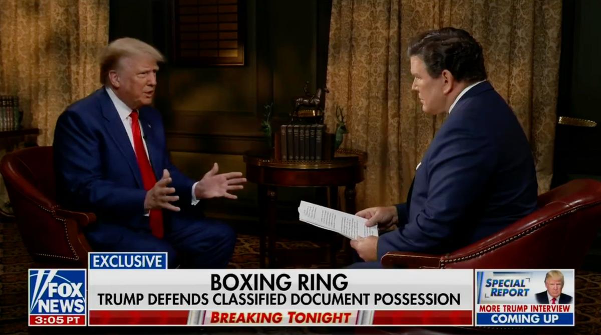 Trump news – live: Trump denies ever having ‘Iran’ paper despite recording, as Fox confronts him over 2020