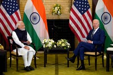 Biden is ready to fete India's leader, looking past Modi's human rights record and ties to Russia