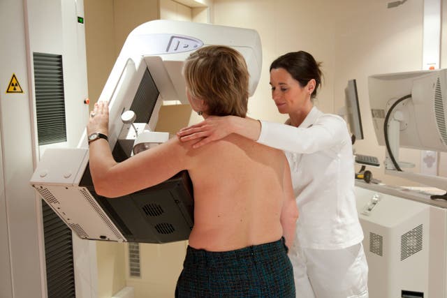 A mammogram takes less than half an hour overall (Alamy/PA)