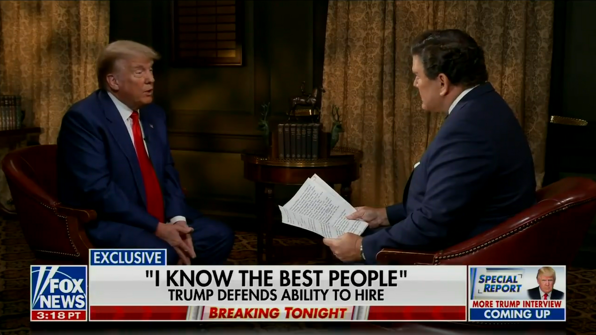 Fox News host rips ‘incoherent’ Trump after Bret Baier interview