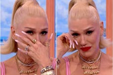 ‘Woah, I’m shaking’: Gwen Stefani cries as she receives video message from ska legend on The One Show