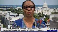 Democratic lawmaker Stacey Plaskett accidentally says Trump ‘needs to be shot’ in slip-up on live TV