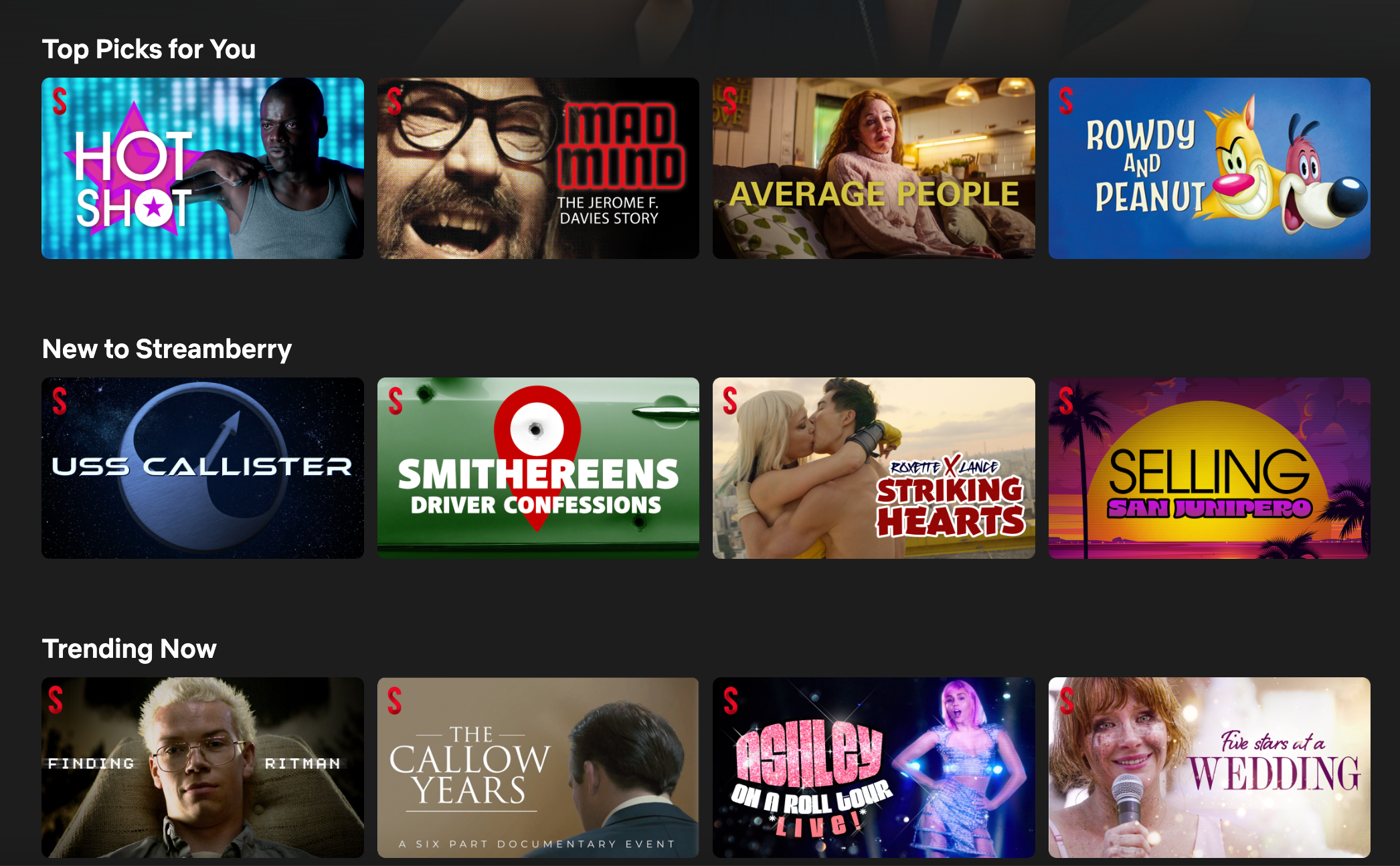 Netflix launches website based on the fictional streaming service from  'Black Mirror