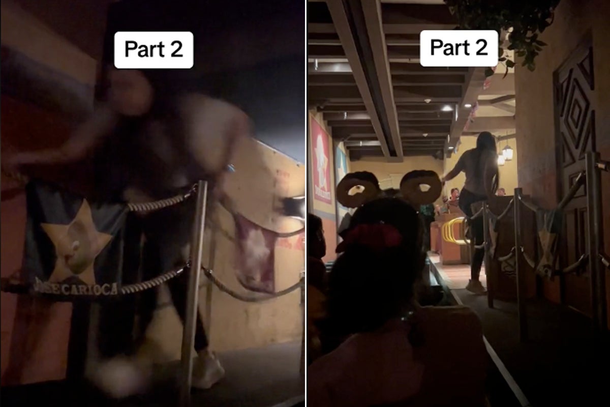 ‘Drunk’ woman jumps off Disney World ride and starts screaming at other ...