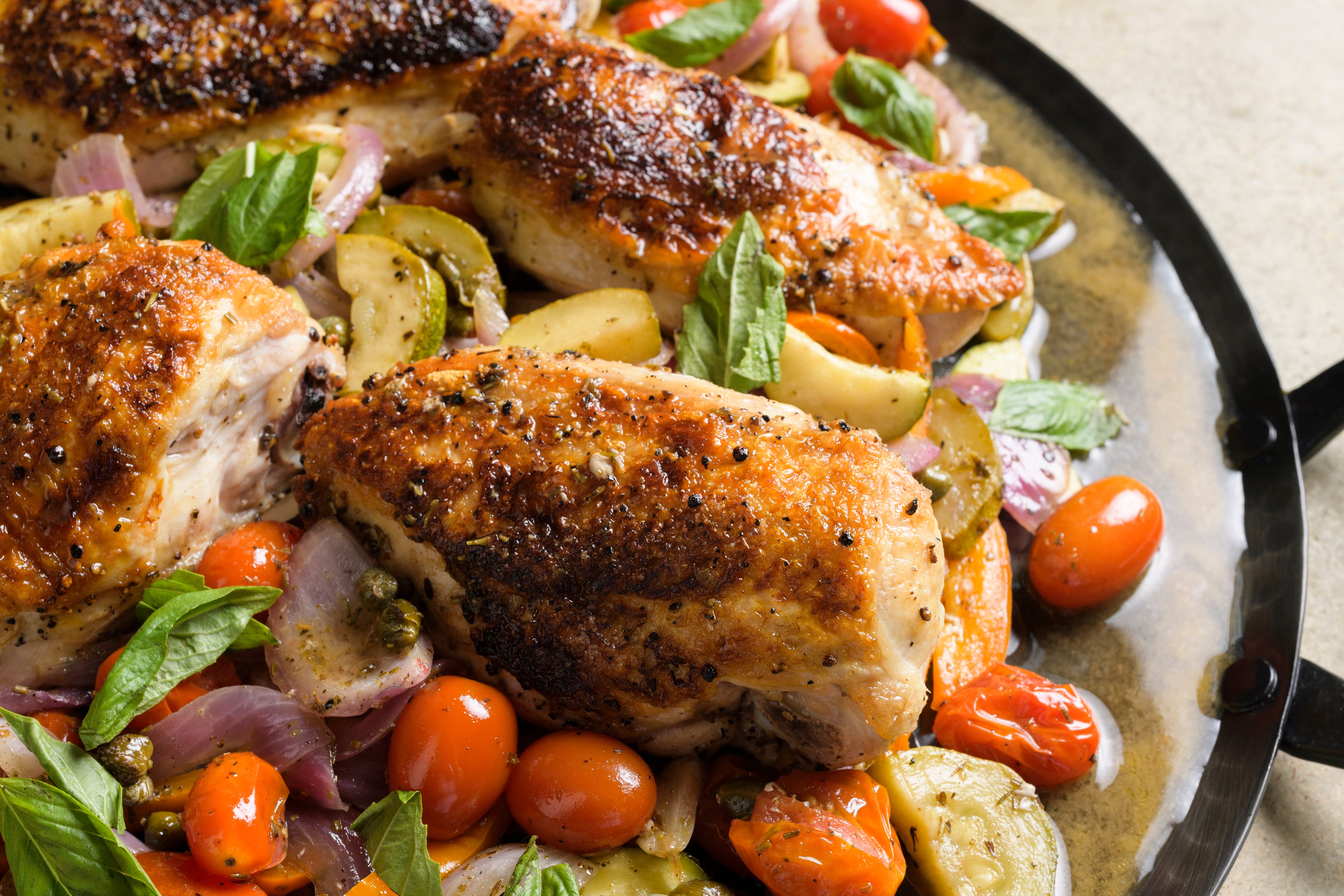 Simple, 1-skillet chicken breast dinner evokes summer in Provence The Independent
