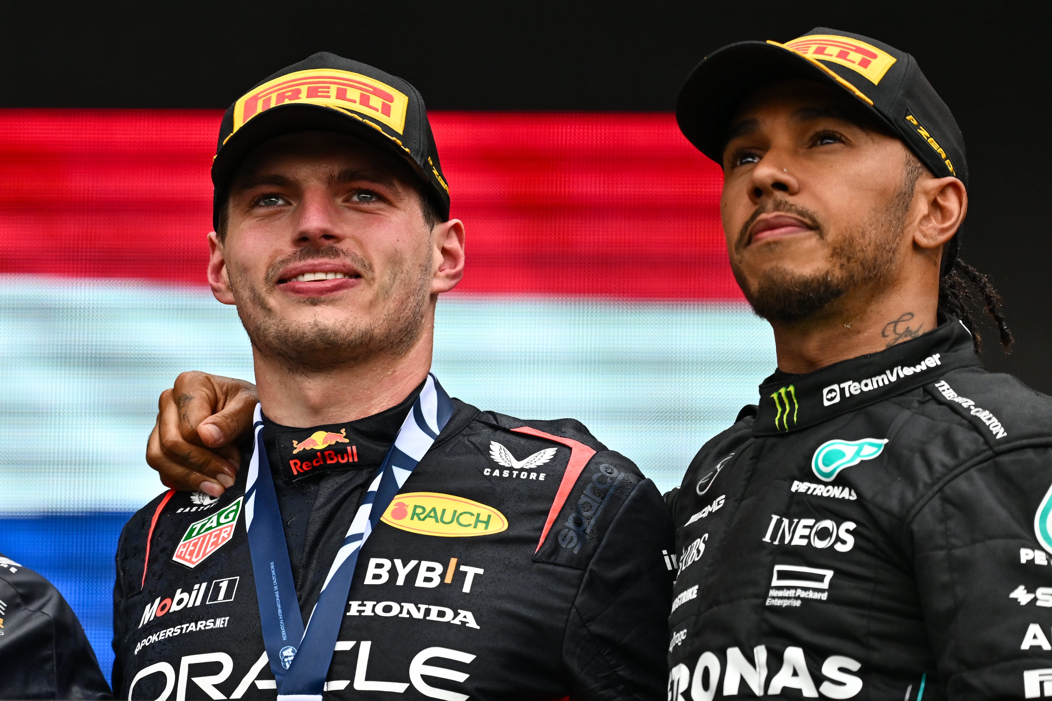 Lewis Hamilton made contact about the prospect of being Max Verstappen’s team-mate at Red Bull
