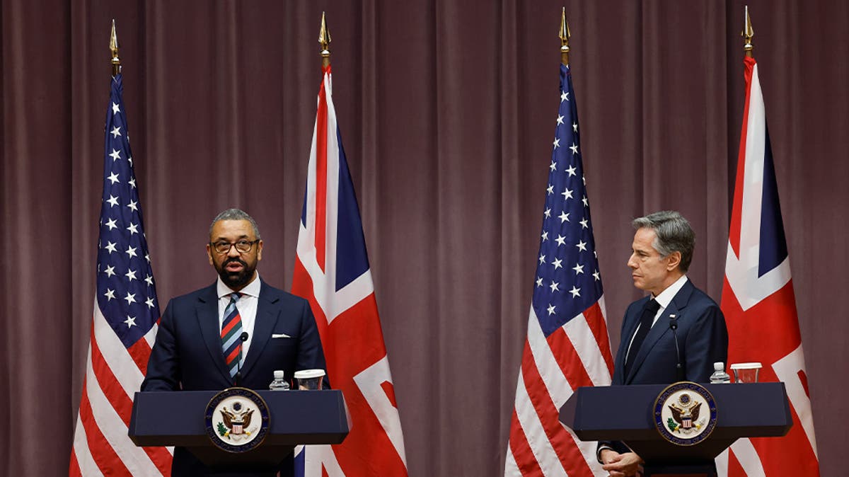 Watch live as Antony Blinken and James Cleverly hold press conference in London to discuss war in Ukraine