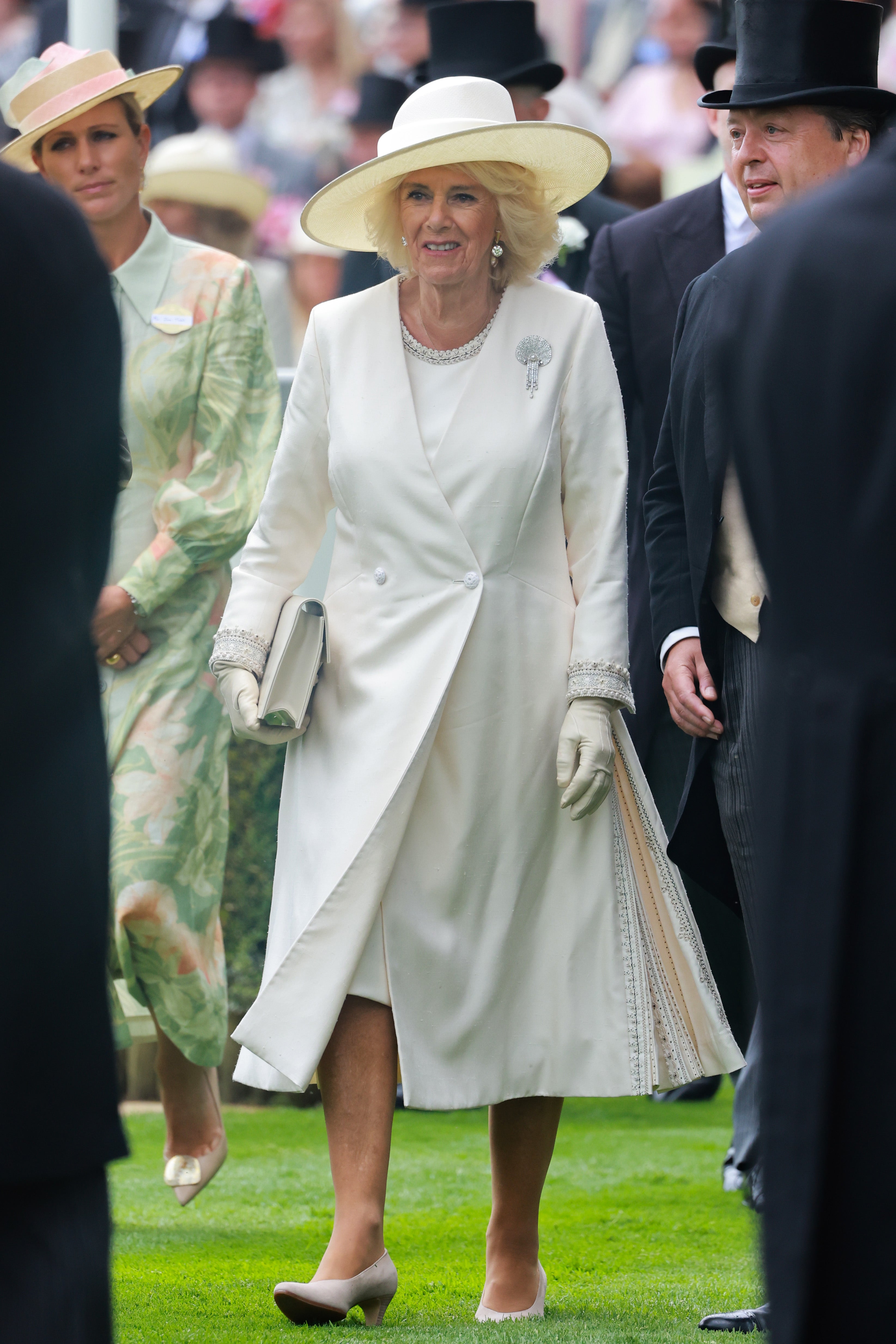 Queen Camilla attends day one of Royal Ascot 2023 at Ascot Racecourse on June 20, 2023