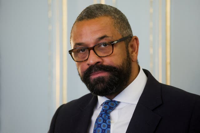 <p>British foreign secretary James Cleverly</p>