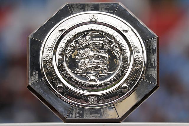 The kick-off time for the Community Shield has been changed (Andrew Matthews/PA)