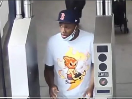 The NYPD on Monday said it believed the same man was responsible for the Manhattan subway slashings on Sunday 18 June, and released surveillance footage of the alleged perpetrator