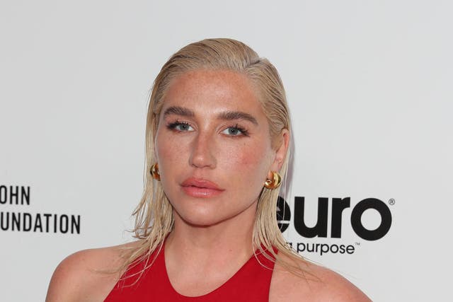 <p>Kesha pictured on 12 March 2023</p>