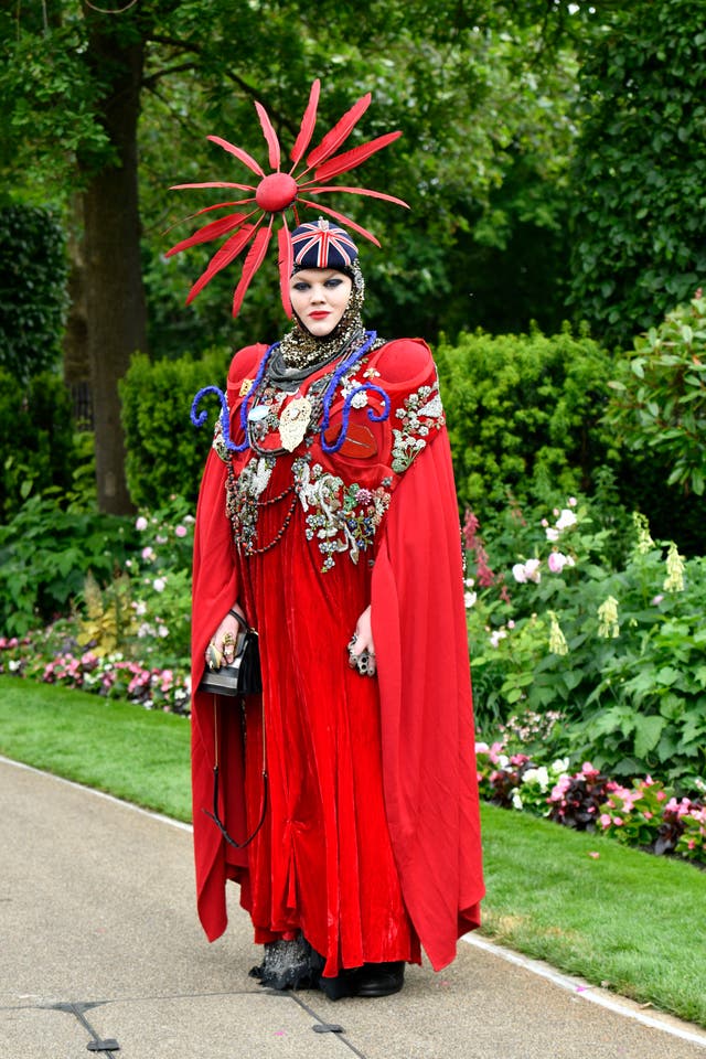 Red Ruffle Ascot Bigger, bolder, brighter: Royal Ascot attendees bring colour and ...
