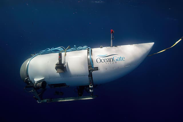 The OceanGate Expeditions submersible vessel named Titan used to visit the wreckage site of the Titanic (American Photo Archive/Alamy/PA)
