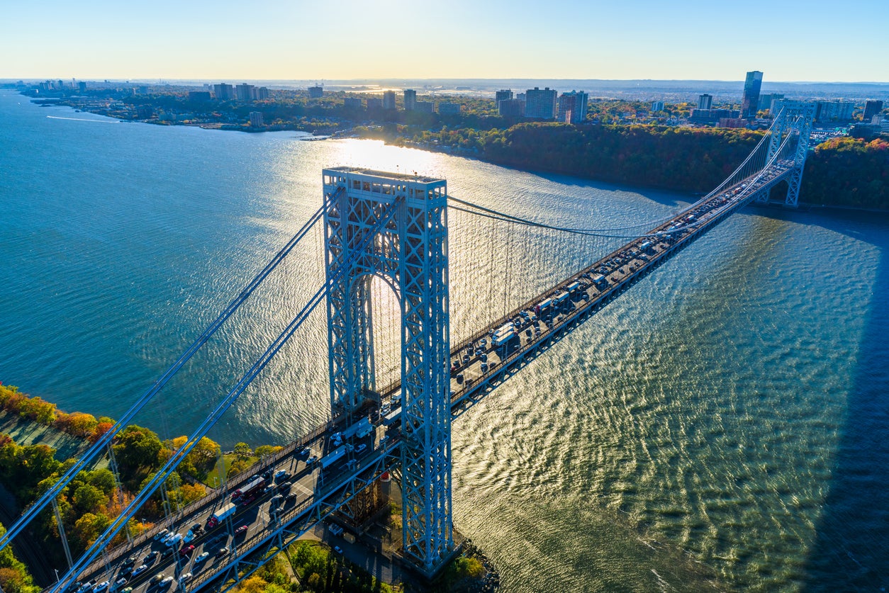 The George Washington Bridge is the busiest in the world