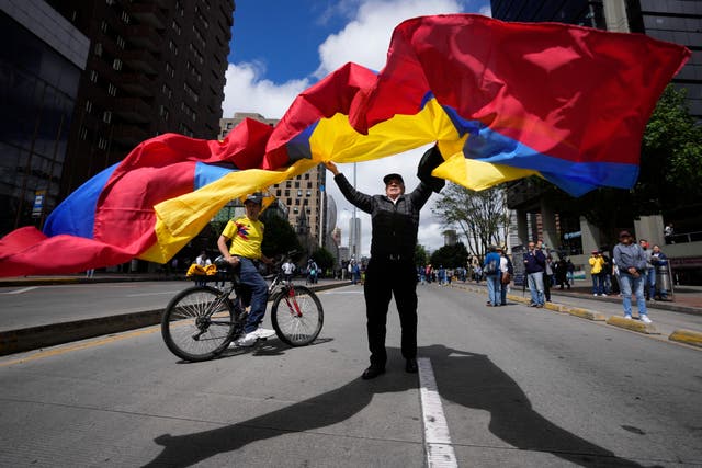 APTOPIX COLOMBIA-PROTESTAS
