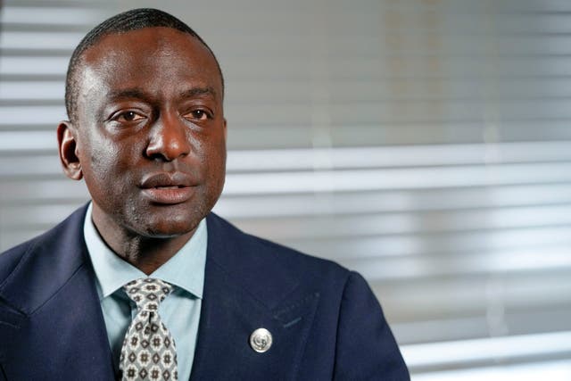 <p>Central Park Five member and New York council member Yusef Salaam </p>