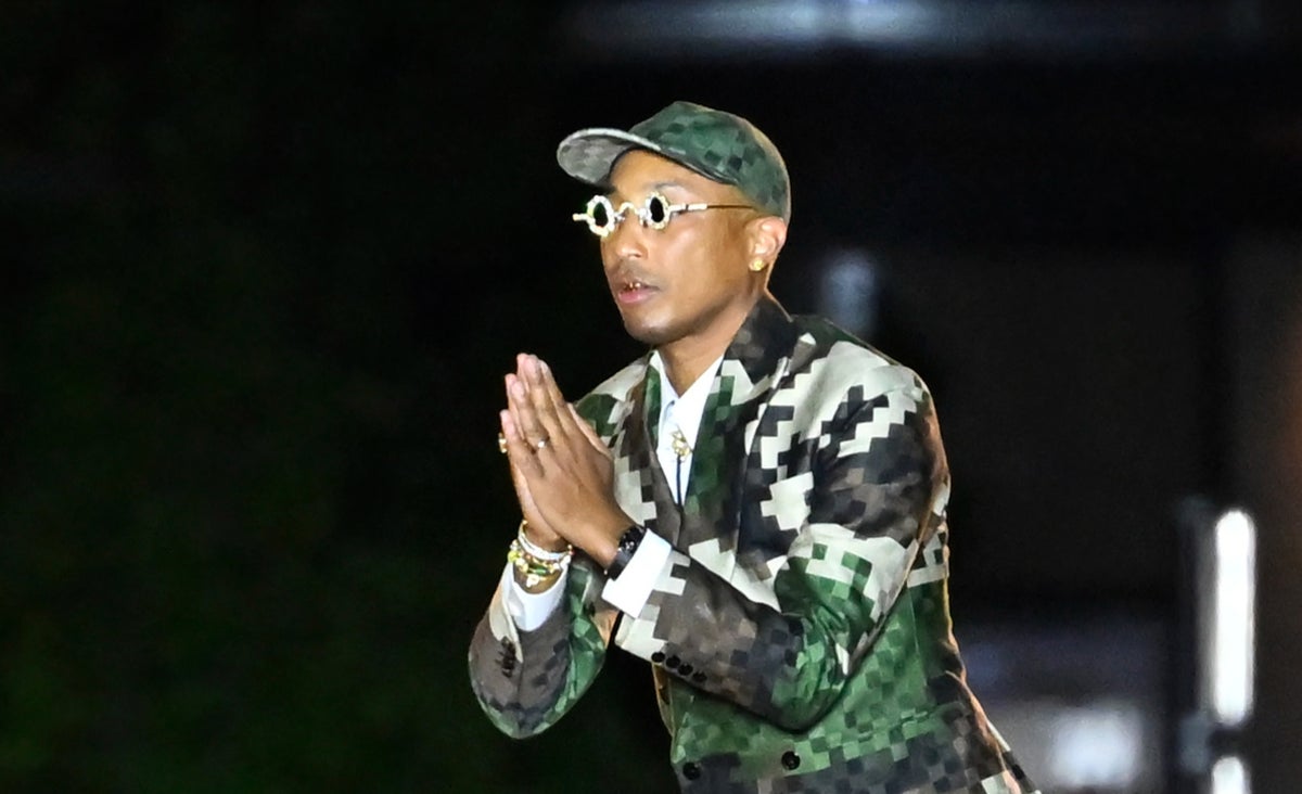 Celebrities turn out for Pharrell Williams debut at Louis Vuitton