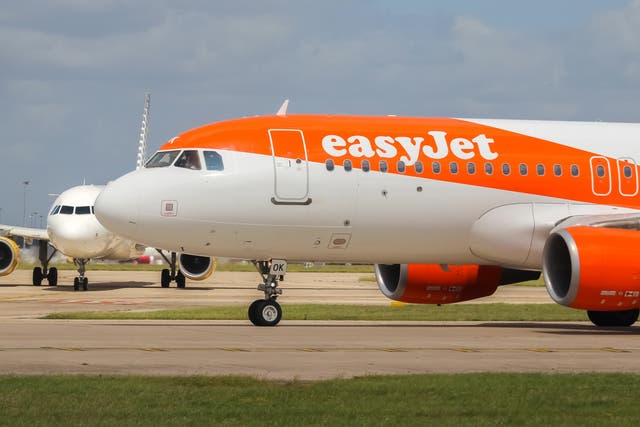 <p>Back to base: Technical issues meant the easyJet flight didn’t make it to Spain </p>