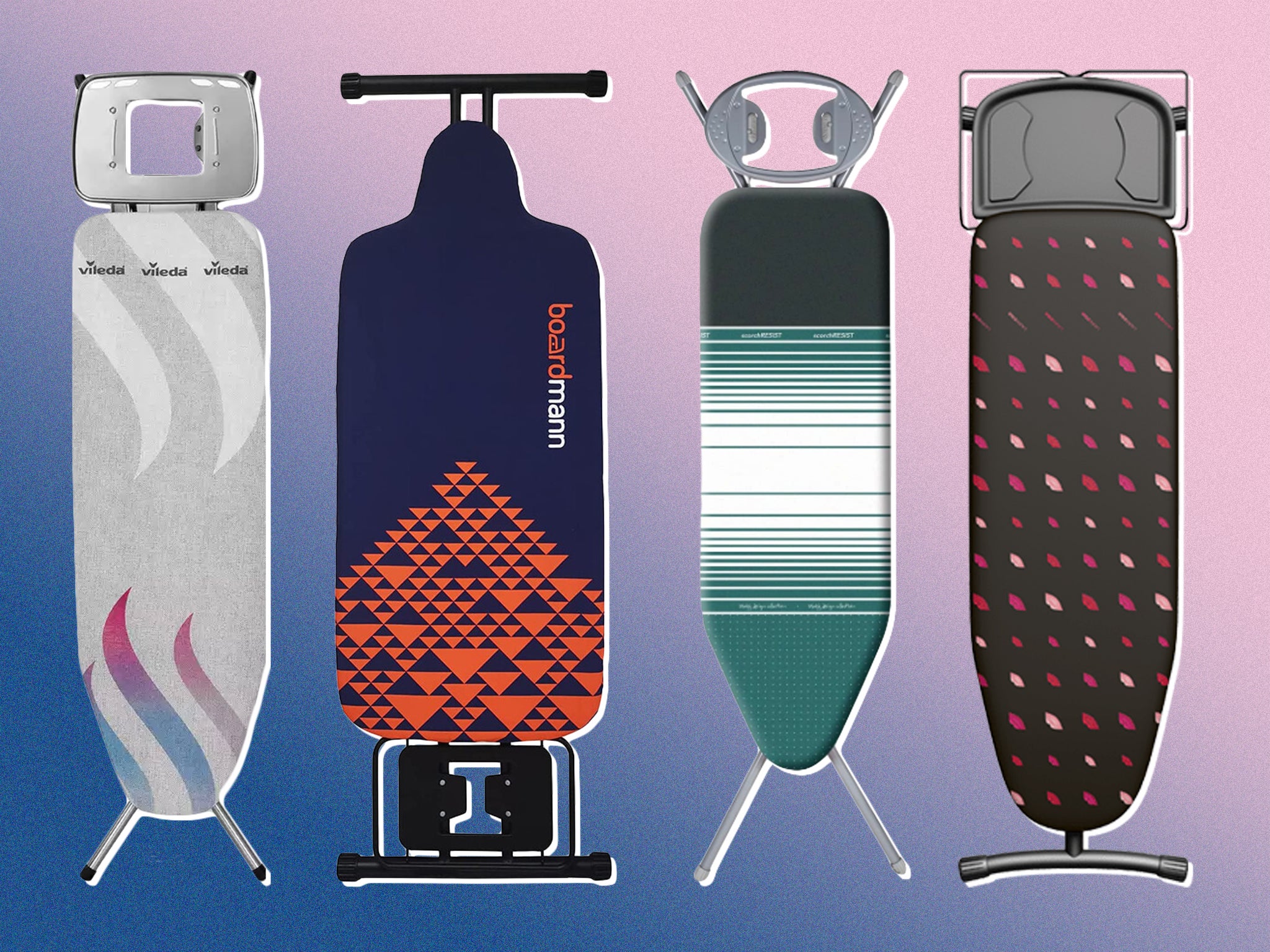 We tested each ironing board on sheets, shirts and delicate items