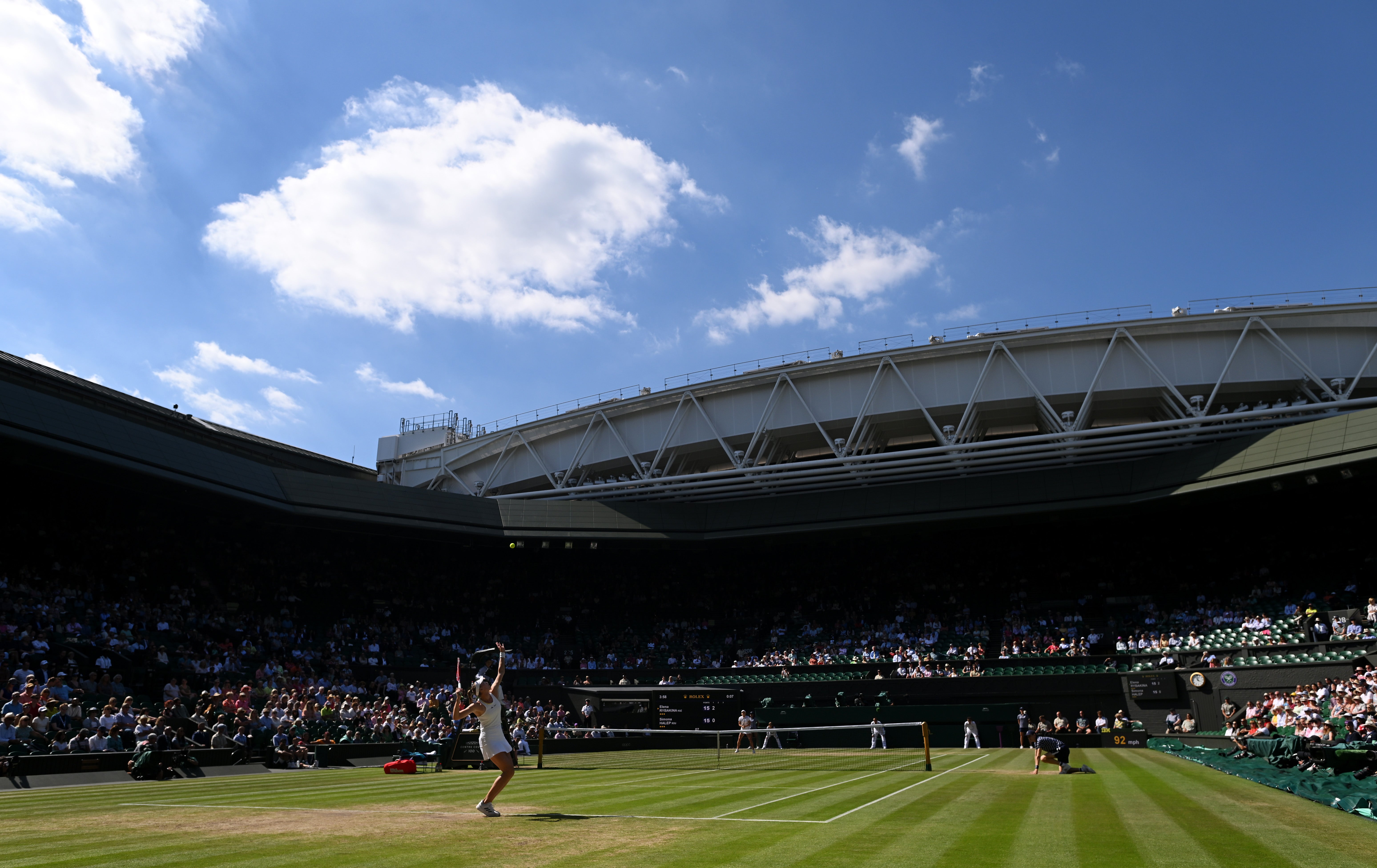 A view inside Wimbledon’s Centre Court