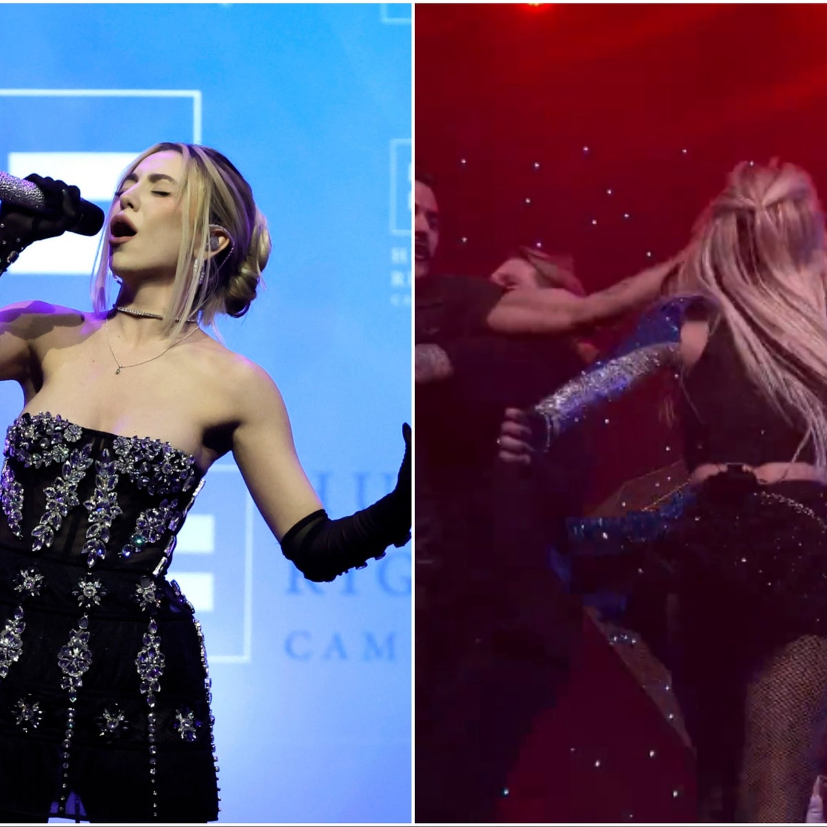 Ava Max speaks after getting slapped by stage invader at show: 'He scratched the inside of my eye' | The Independent Ava Max speaks after getting slapped by stage invader at show: 'He scratched the inside of my eye' | The Independent