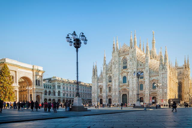 <p>Piazza del Duomo, home to Milan Cathedral and Galleria Vittorio Emanuele II </p>