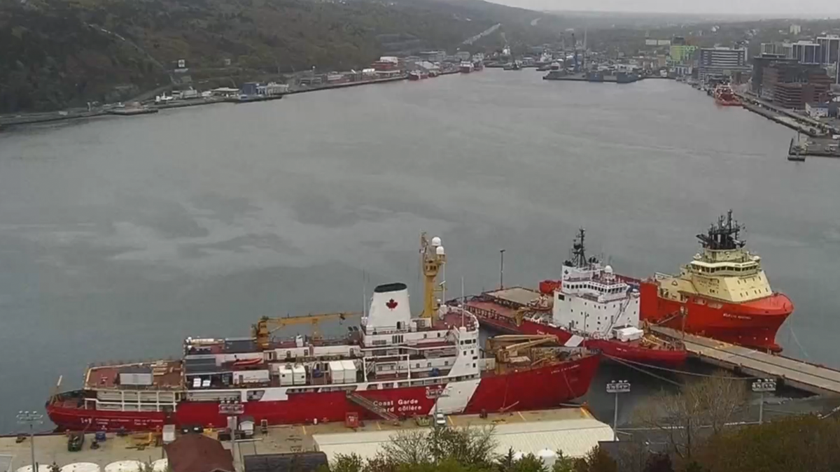 Watch: View of harbour where Titanic tourist submarine departed as search for missing vessel continues