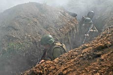 Ukraine-Russia war – live: Putin claims nuclear-capable Satan 2 missiles ready for combat in ‘near future’