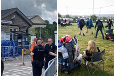 Glastonbury 2023 – live: Immigration enforcement officers spotted near festival site at Castle Cary station