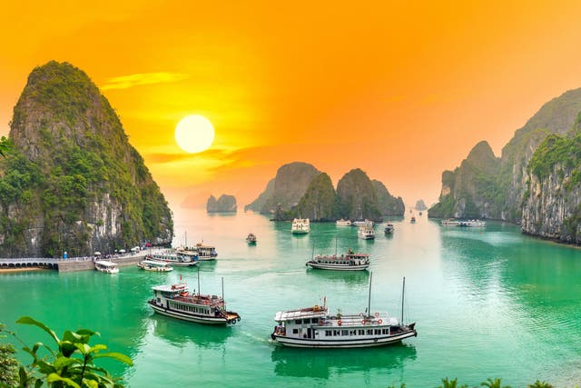 <p>Top picks include the floating rocks of Halong Bay </p>