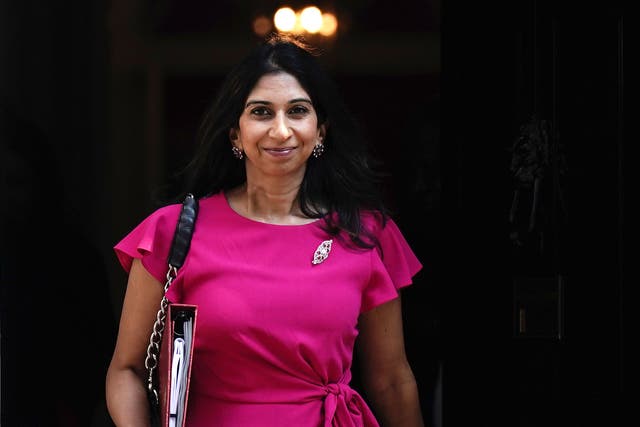 Home Secretary Suella Braverman said it would cause delay and needless bureaucracy to move the Windrush Compensation Scheme away from the Home Office (Aaron Chown/PA)