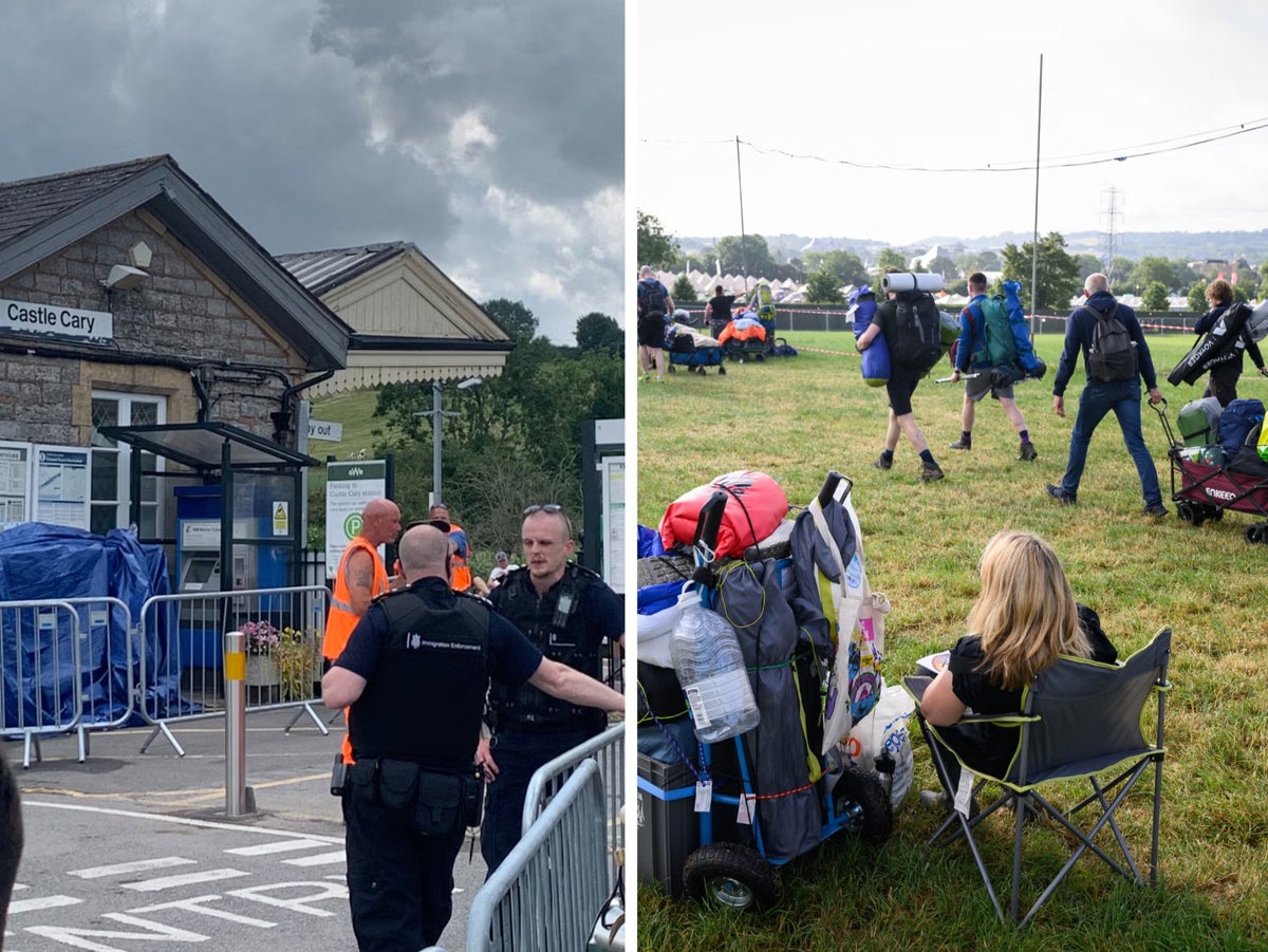 Glastonbury 2023 – live: Immigration enforcement officers spotted near festival site