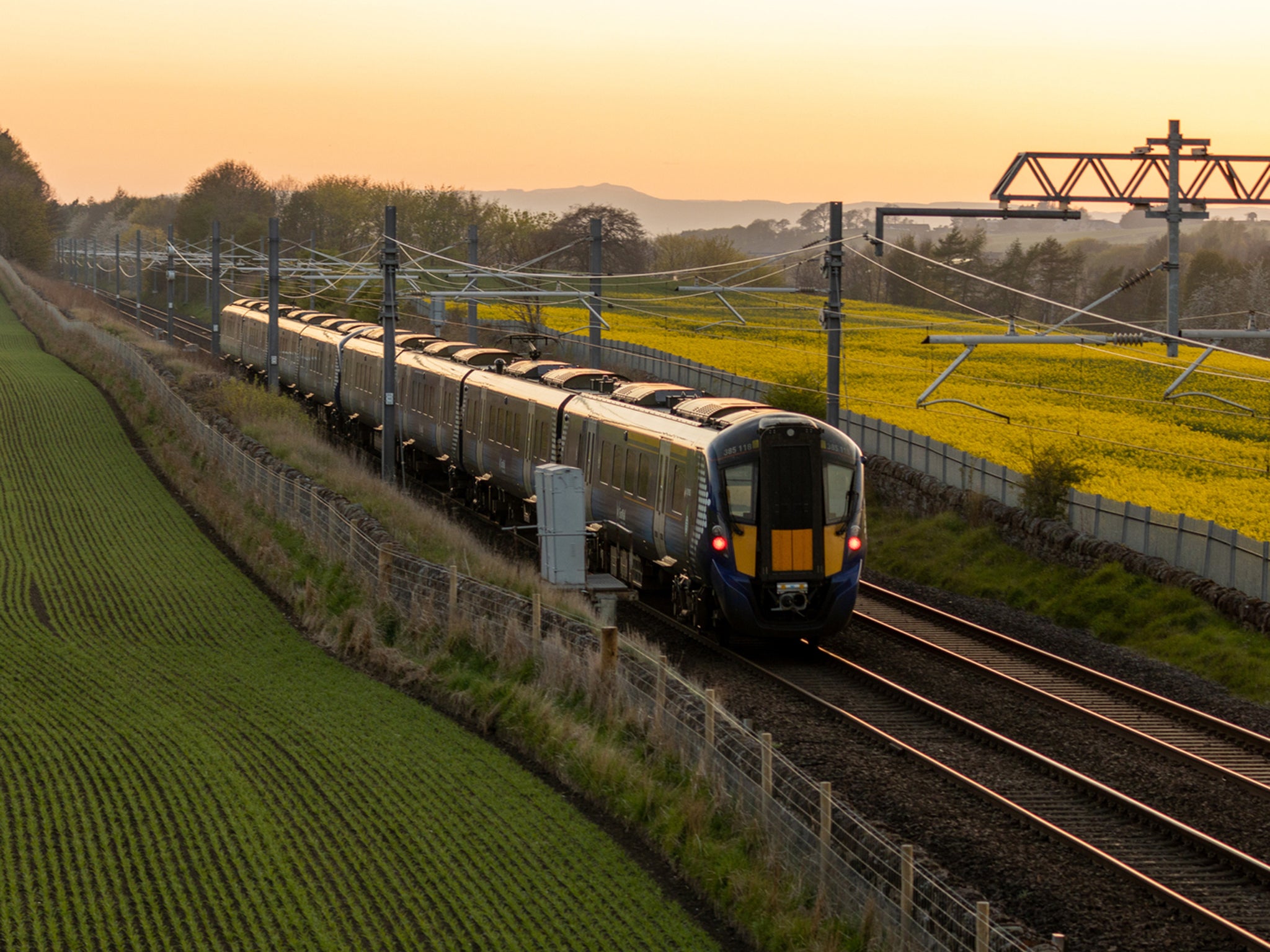 The route from Ayrshire to Liverpool involves three train operators including ScotRail