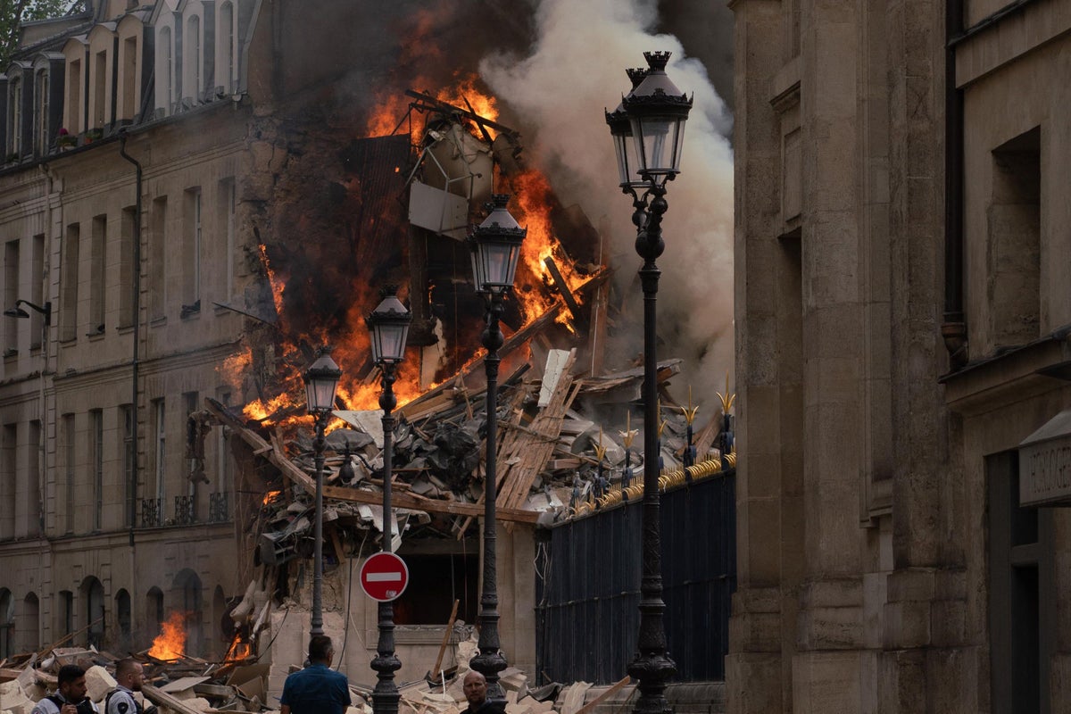 Paris gas explosion: One person still feared buried in rubble after ...