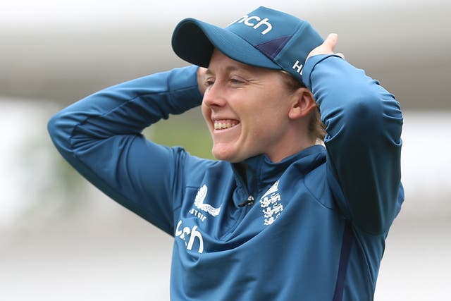 Heather Knight will lead England into the Women’s Ashes (Nigel French/PA)