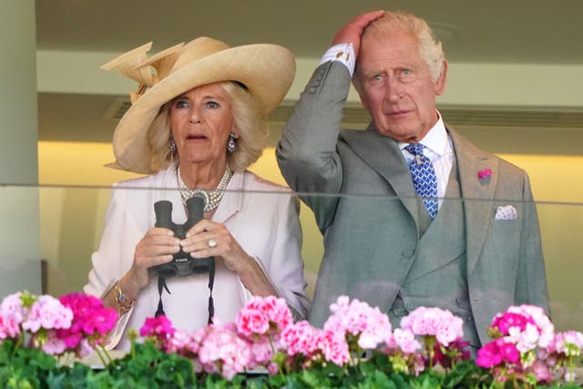 The King and Queen’s hopes of winning were dashed (Jonathan Brady/PA)