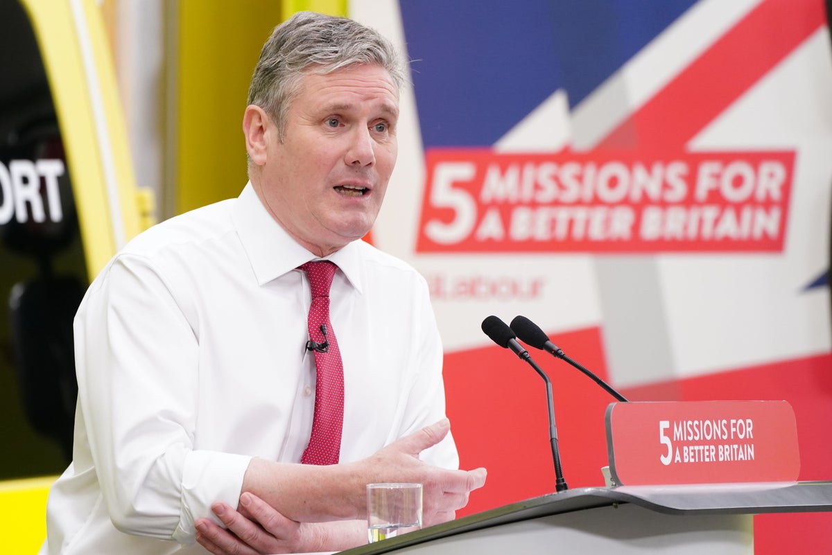 Watch Keir Starmer Sets Out Labours Five Party 