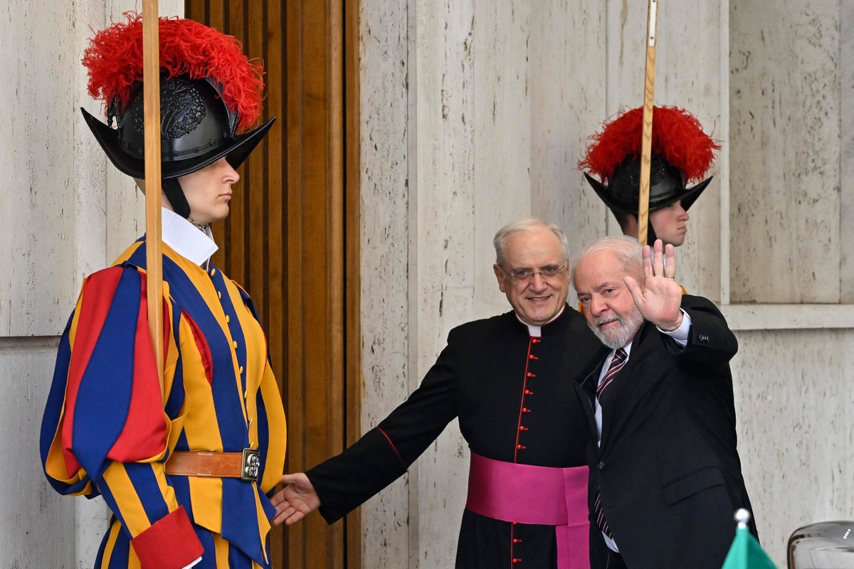 Brazil's Lula sees Pope Francis in 'very friendly' encounter on busy day in Rome