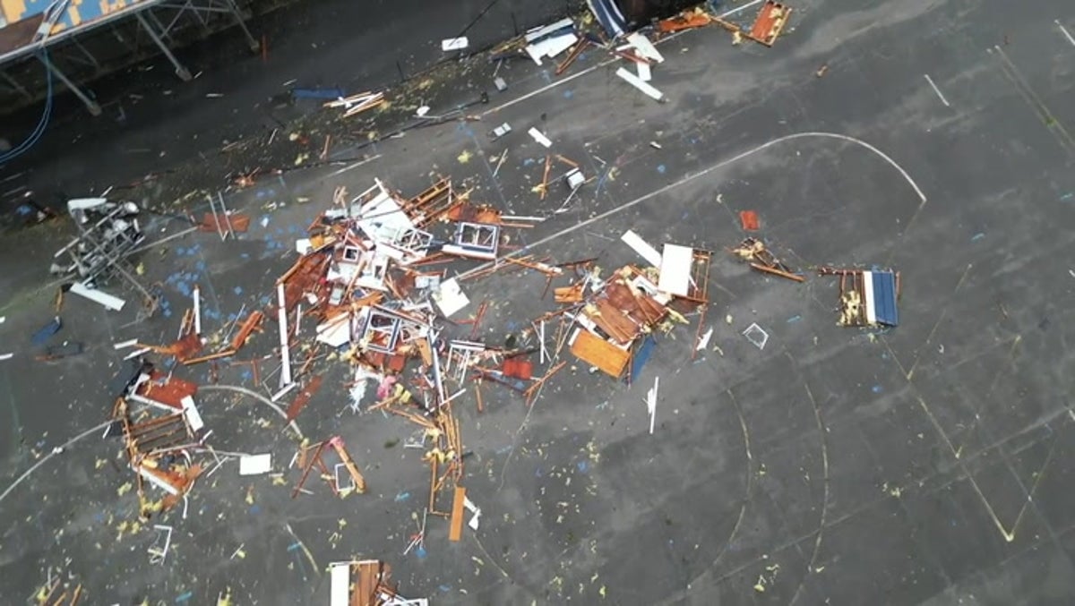 Drone footage shows extreme devastation caused by Mississippi tornado