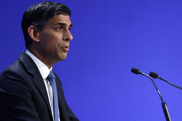 Prime Minister Rishi Sunak has declared cutting inflation to be his ‘number one priority’ (Henry Nicholls/PA)