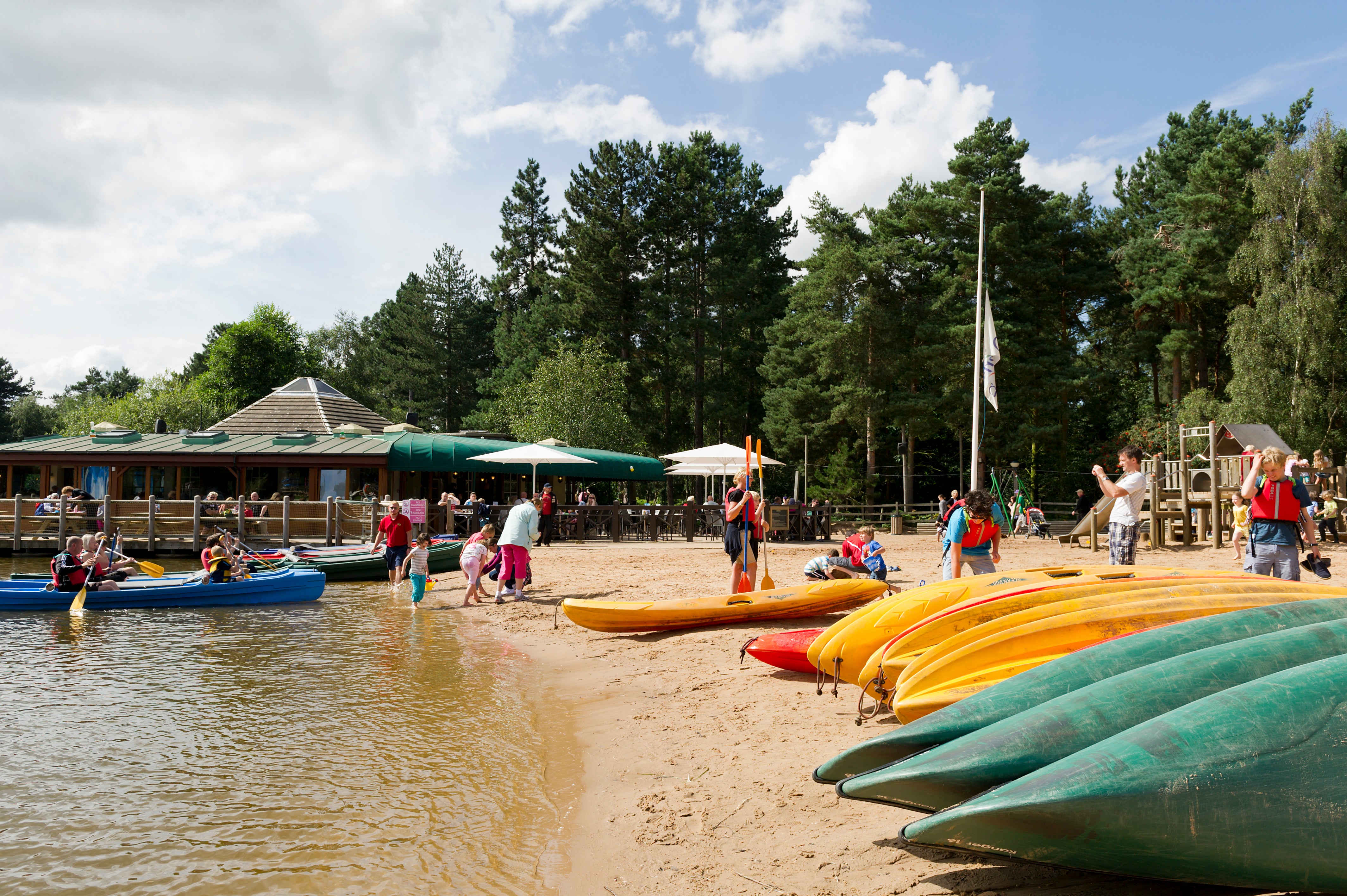 Water activities at Sherwood Forest