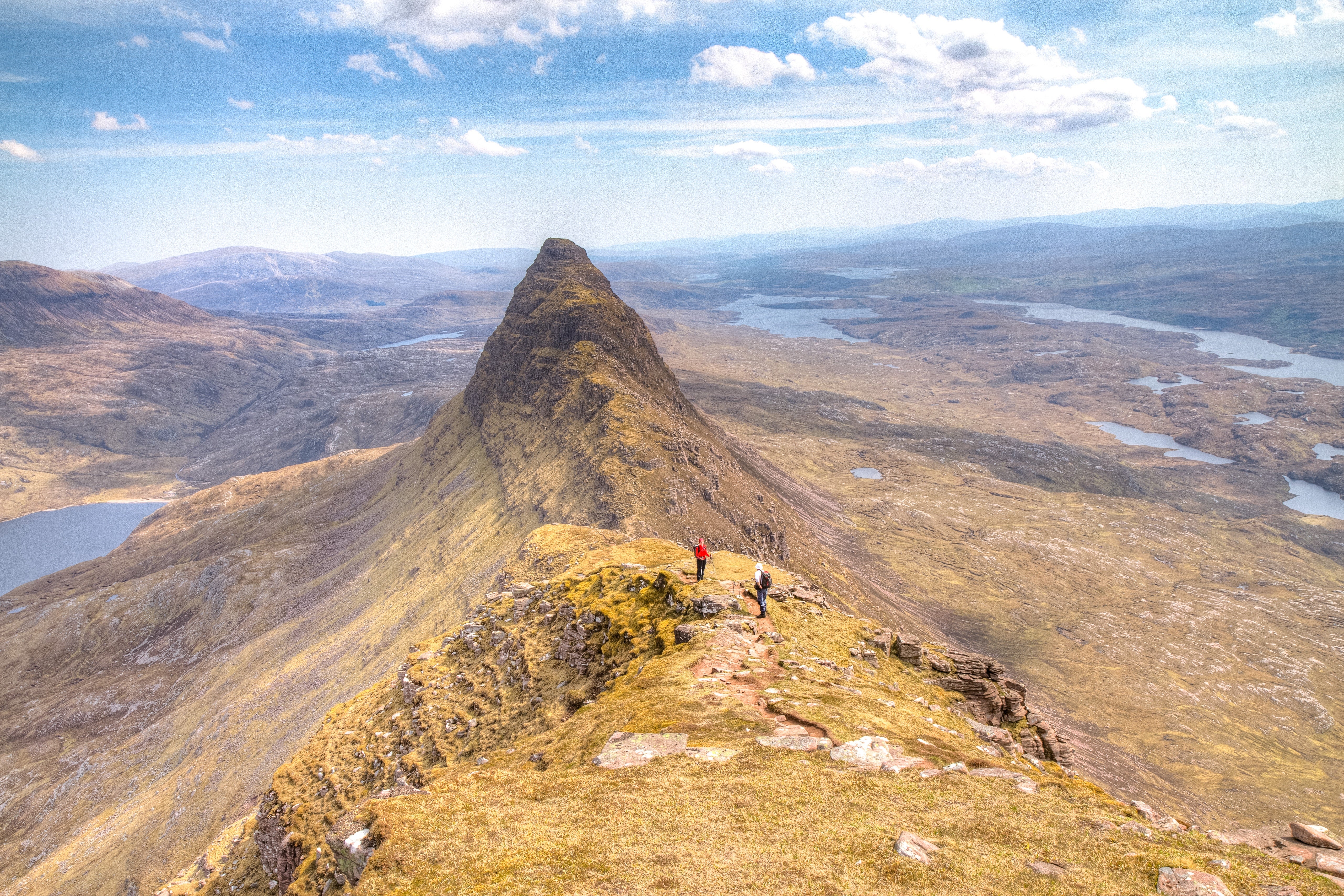 The view from Suilven is Sir Chris Bonington’s favourite from a summit