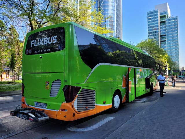 <p>FlixBus operates coaches throughout Europe</p>