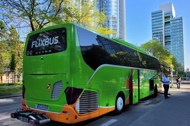 <p>FlixBus operates coaches throughout Europe</p>