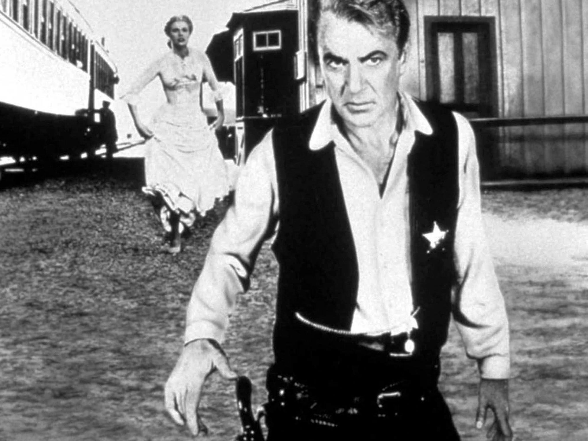 Gary Cooper and Grace Kelly in ‘High Noon’