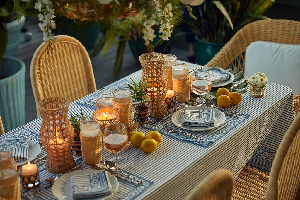 Interior designer Amanda Lindroth recommends rattan as it brings in ‘a breezy holiday vibe that encourages relaxation’